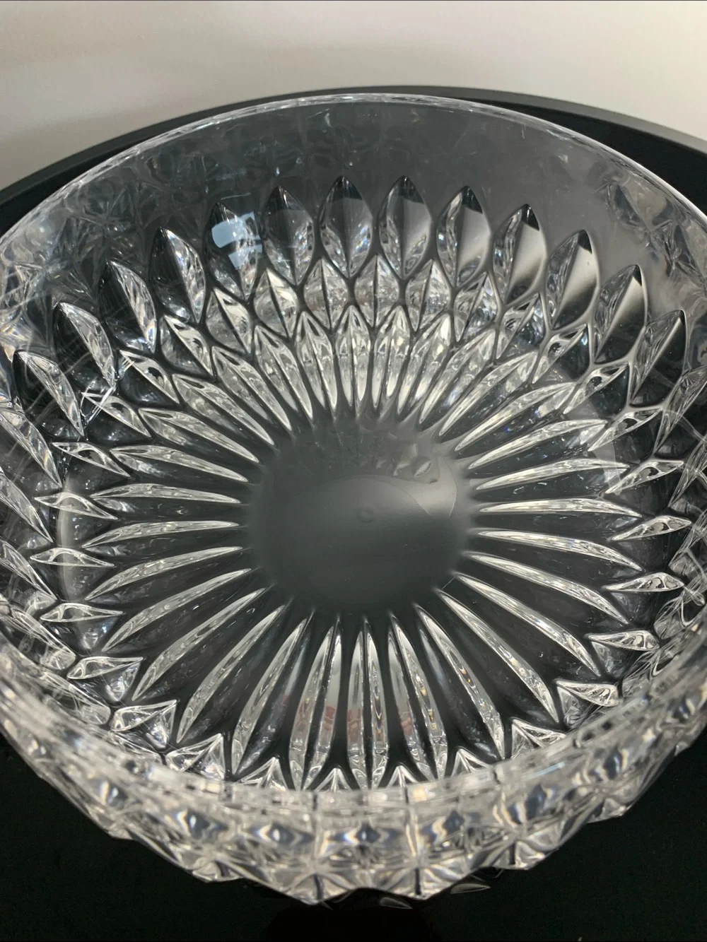 Gorham  Althea Cut pattern Clear Crystal HEAVY NWOT